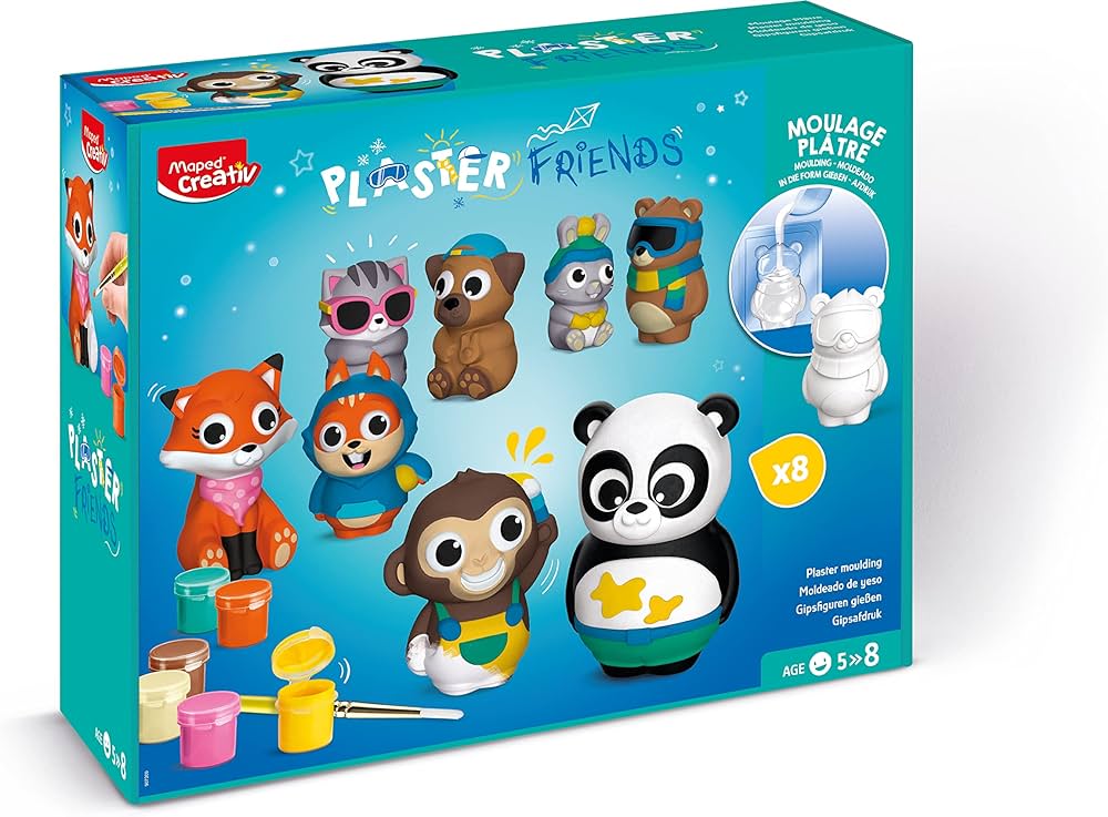 Plaster Friends Moulage platre 8 Figurines Maped 907209